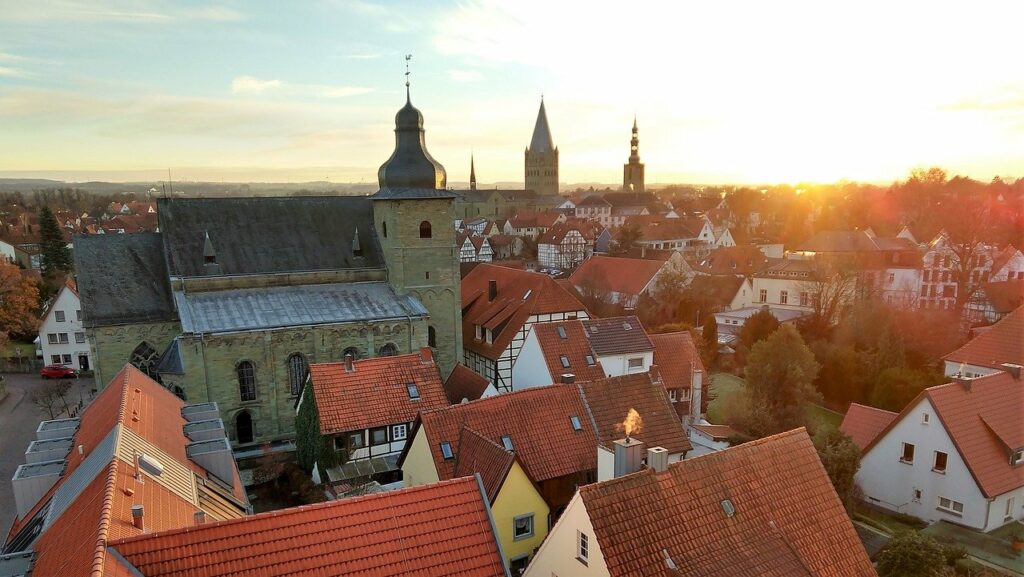 Blick über die Stadt Soest